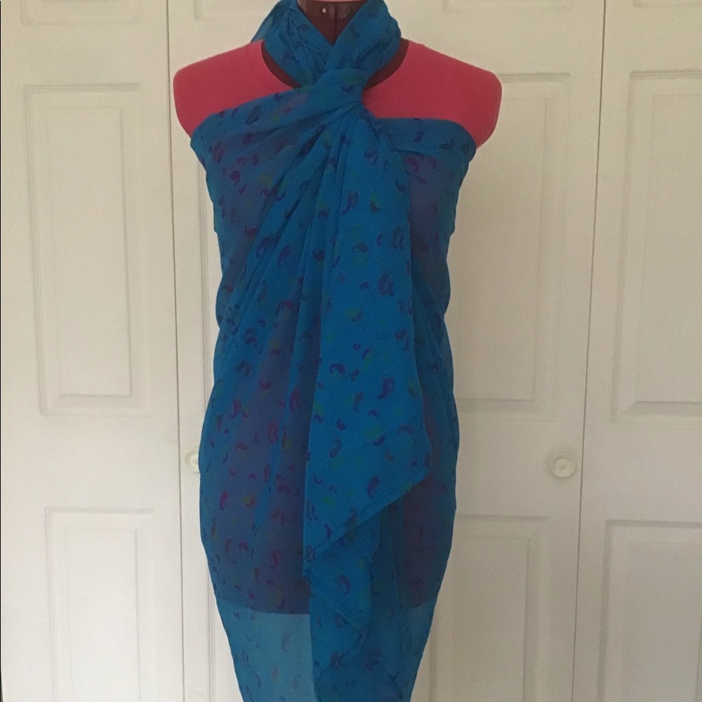 NWOT Plus Size Sarong made from Vintage Sari Fabric